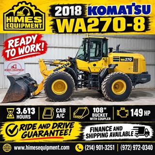 Komatsu WA270-8 Wheel Loader