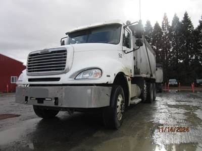 2007 Freightliner Columbia 120 Dump Truck w 2002 Pioneer Pup Trailer