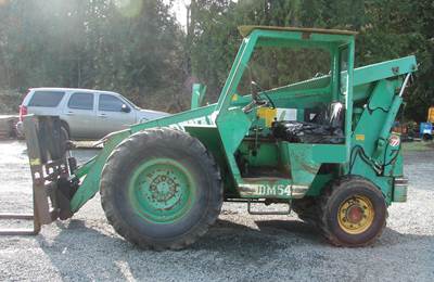 1990's Military TSI DM53 All-Terrain Forklift