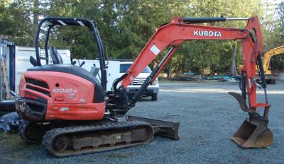 2017 Kubota KX040-4 Mini Excavator