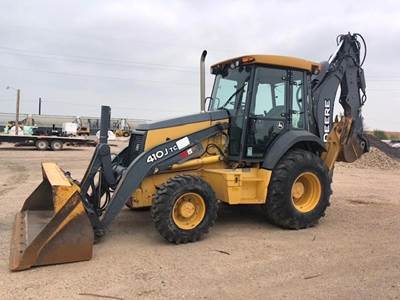 John Deere 410J Backhoe