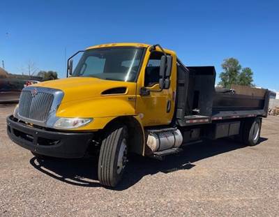 International MV Single Axle Dump Truck - Cummins 250HP, Automatic
