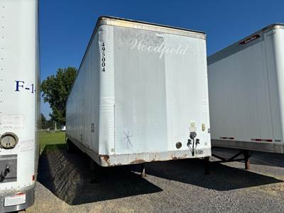 Lufkin 61.5 ft Dry Van Trailer - Swing Door, Hendrickson, Sliding Axle