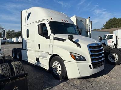 Freightliner Cascadia 126 Sleeper Semi Truck - Raised Roof Sleeper, Detroit 455HP, 12 Speed Dt12 Automatic