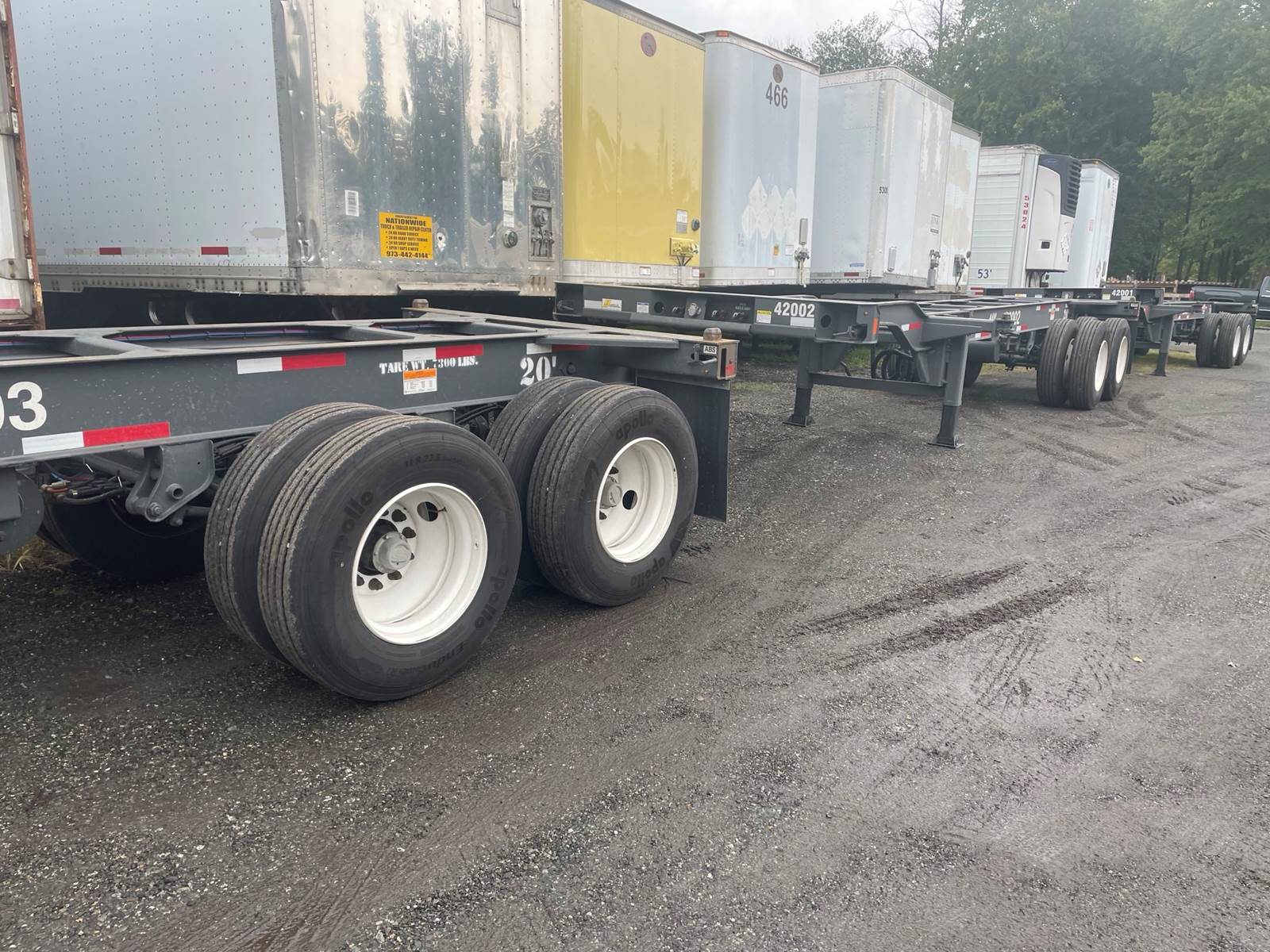 2022 Hercules 20/40 EXTENDABLE Container Chassis For Sale Hope, NJ