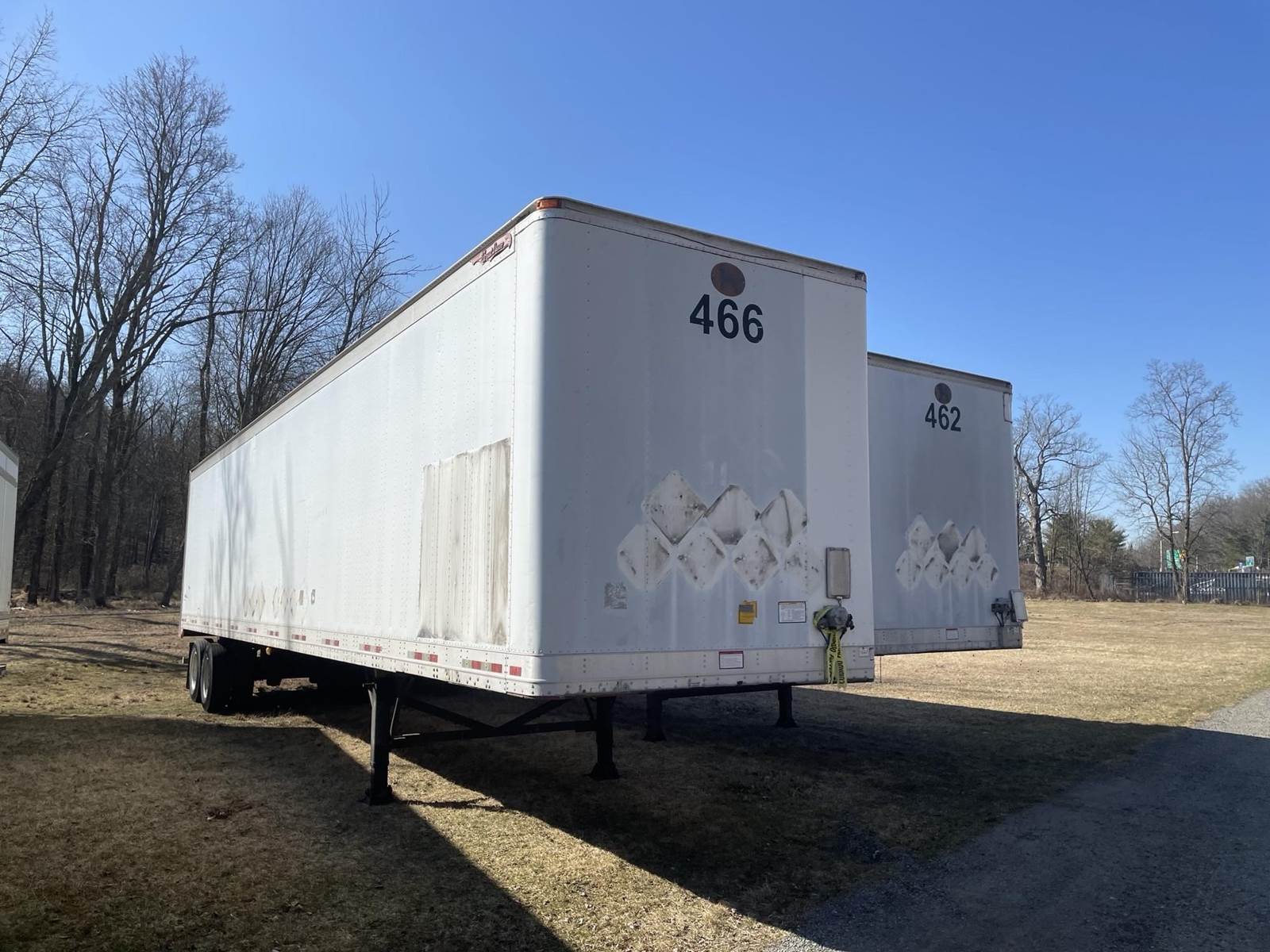 2003 Great Dane 48 ft Dry Van Trailer Roll up Door, Spring, Sliding