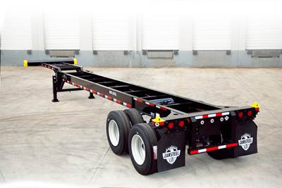 Jansteel 40' GOOSENECK TANDEM CHASSIS Tandem Axle Container Chassis - Spring, Fixed Axle