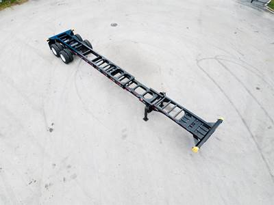 Jansteel 40'/45' EXTENDABLE CHASSIS Tandem Axle Container Chassis - Spring, Fixed Axle