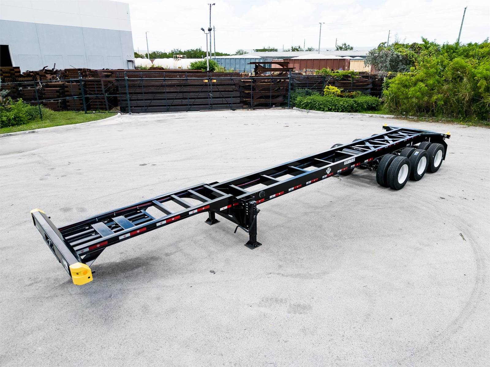 2023 Jansteel 40x96 Tri Axle Steel Container Chassis For Sale Miami