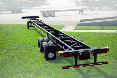 Jansteel 53' DOMESTIC CHASSIS Tandem Axle Container Chassis - Spring, Sliding Axle