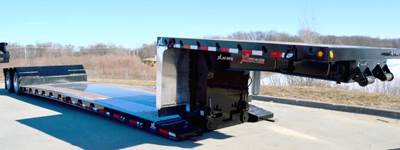 XL Specialized 48x102 Tandem Axle Steel Double Drop Trailer - Air Ride, Fixed Axle