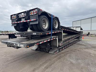 XL Specialized XL 80 MFG 48x102 Tandem Axle Double Drop Trailer - Air Ride, Fixed Axle