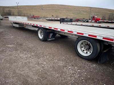 Fontaine 53x102 Aluminum Drop Deck Trailer - Air Ride, Sliding Spread Axle