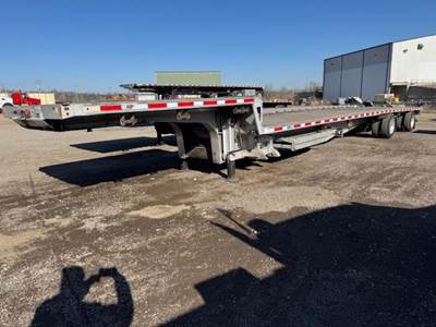 Fontaine 53x102 Aluminum Drop Deck Trailer - Air Ride, Sliding Spread Axle