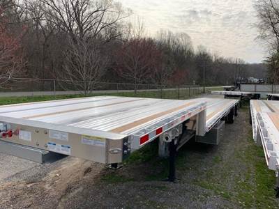 Manac 53x102 Aluminum Drop Deck Trailer - Air Ride, Sliding Spread Axle