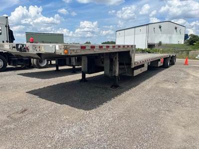 Reitnouer 48x102 Aluminum Drop Deck Trailer - Air Ride, Sliding Spread Axle