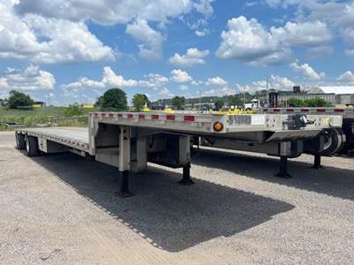 Reitnouer 48x102 Aluminum Drop Deck Trailer - Air Ride, Sliding Spread Axle