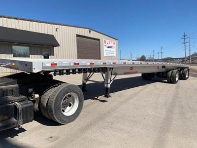Dorsey 48x102 Aluminum Flatbed Trailer - Air Ride, Fixed Spread Axle