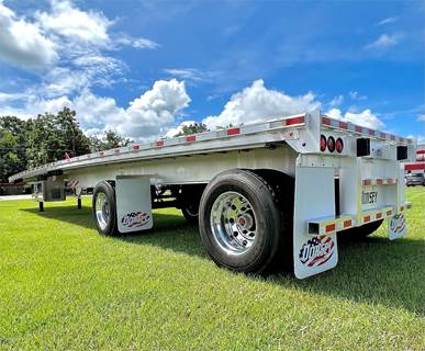 Dorsey 48x102 Aluminum Flatbed Trailer - Air Ride, Fixed Spread Axle