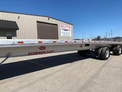 Dorsey 48x102 Aluminum Flatbed Trailer - Air Ride, Fixed Spread Axle