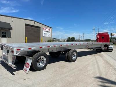 Dorsey 53x102 Aluminum Flatbed Trailer - Air Ride, Sliding Spread Axle