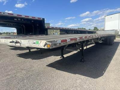 Reitnouer MaxMiser 53x102 Aluminum Flatbed Trailer - Air Ride, Sliding Spread Axle