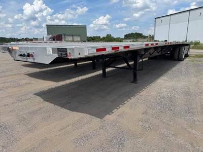 Transcraft 48x102 Combination Flatbed Trailer - Air Ride, Fixed Spread Axle