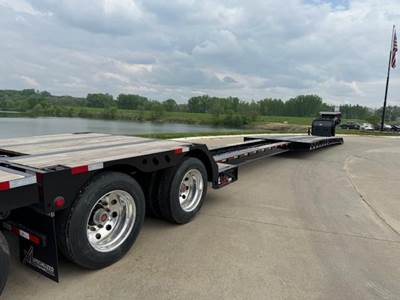 XL Specialized 53x102 Tandem Axle Steel Lowboy Trailer - Air Ride, Fixed Axle