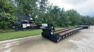 XL Specialized XL 110 HDE HYDRAULIC DETACHABLE EXTENDABLE Lowboy Trailer