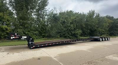 XL Specialized XL 110 HDE HYDRAULIC DETACHABLE EXTENDABLE W/FLIP Lowboy Trailer