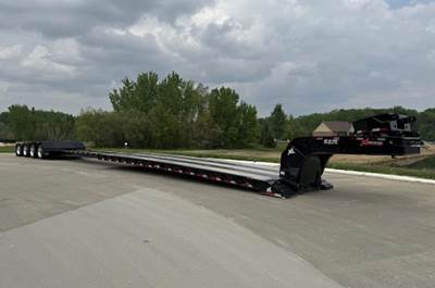 XL Specialized 53x102 Tandem Axle Steel Lowboy Trailer - Air Ride, Fixed Axle