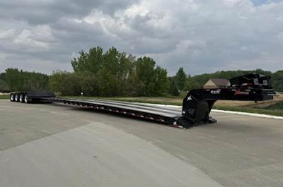 XL Specialized 53x102 Tandem Axle Steel Lowboy Trailer - Air Ride, Fixed Axle