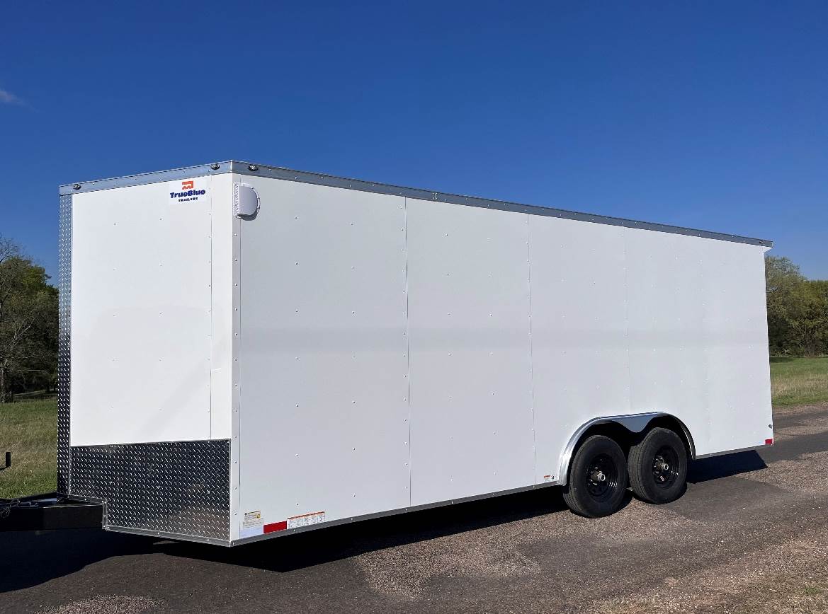 2023 True Blue 24x8.5x7 Enclosed Cargo Trailer For Sale Waxahachie