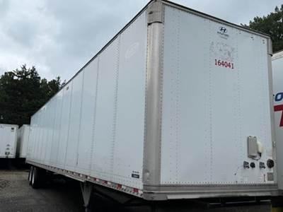 Hyundai 53 ft Dry Van Trailer - Swing Door, Air Ride, Sliding Axle