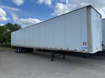 Stoughton 53 ft Dry Van Trailer - Swing Door, Air Ride, Sliding Axle