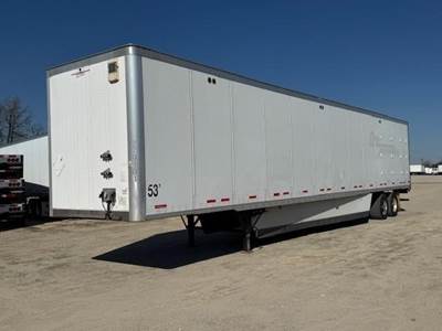 Wabash 53 ft Dry Van Trailer - Swing Door, Air Ride, Sliding Axle