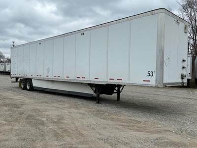 Wabash DuraPlate 53 ft Dry Van Trailer - Swing Door, Air Ride, Sliding Axle