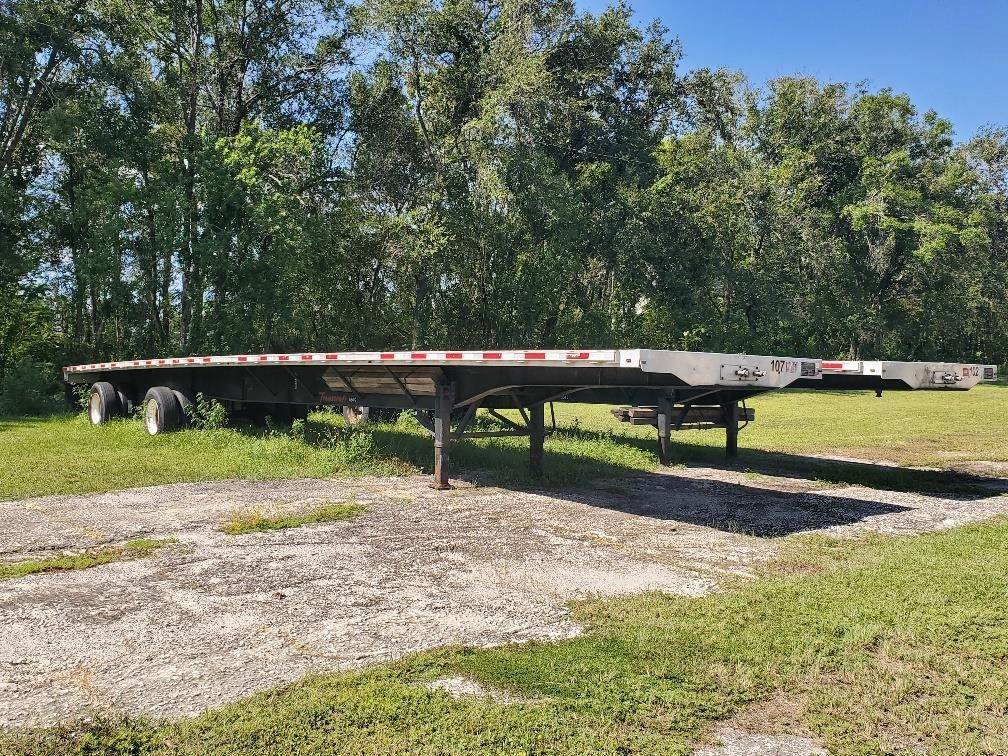 2019 Transcraft 53x102 Combination Flatbed Trailer Air Ride, Fixed