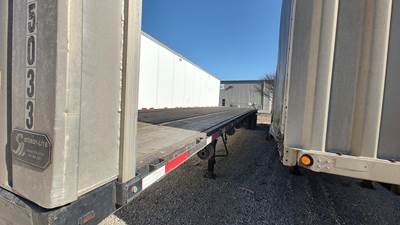 Transcraft 48x102 Steel Flatbed Trailer - Spring, Sliding Axle