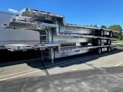 Wabash 53x102 Aluminum Flatbed Trailer - Air Ride, Fixed Spread Axle