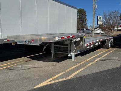 Wabash 53x102 Aluminum Flatbed Trailer - Air Ride, Fixed Spread Axle