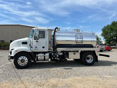 2025 Mack MD6 Sewer / Septic Truck - Iron-Vac 2100 Gallon Polished Aluminum Tank Tank Body