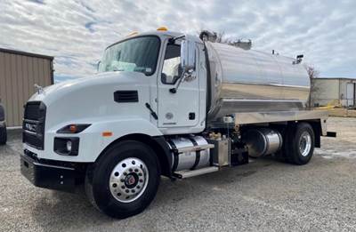 2025 Mack MD6 Sewer / Septic Truck - Iron-Vac 2100 Gallon Polished Aluminum Tank Body