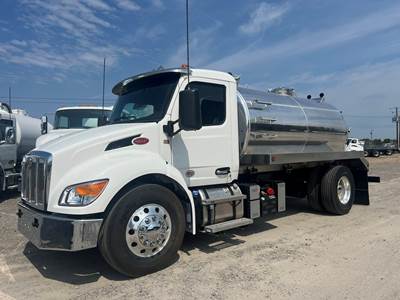 IN STOCK - 2026 Peterbilt 536 Sewer / Septic Truck - Iron-Vac 2100 Gallon Aluminum Tank Tank Body