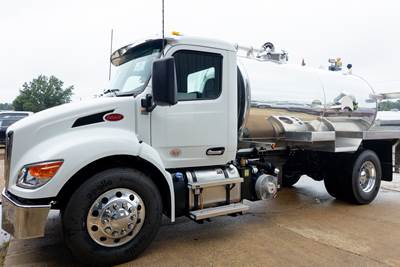 2027 Peterbilt 536 Sewer / Septic Truck - Iron-Vac 2,150 Gallon Aluminum Tank Tank Body