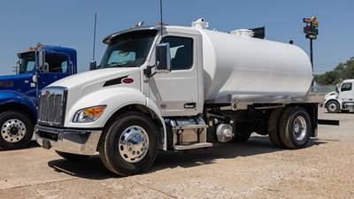 IN STOCK - 2025 Peterbilt 537 Sewer / Septic Truck - Iron-Vac 2500 Gallon Carbon Steel Tank Tank Body