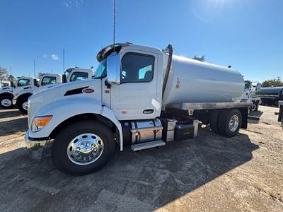 IN STOCK - 2025 Peterbilt 537 Sewer / Septic Truck - Iron-Vac 2500 Gallon Carbon Steel Tank Tank Body