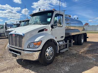 IN STOCK - 2025 Peterbilt 537 Sewer / Septic Truck - Iron-Vac 2500 Gallon Aluminum Tank Tank Body