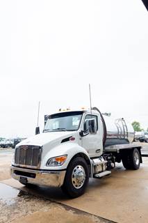 2027 Peterbilt 537 Sewer / Septic Truck - Iron-Vac 2500 Gallon Aluminum Tank Tank Body