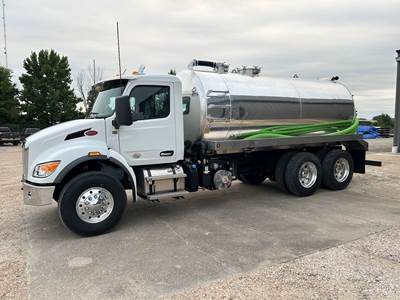 2025 Peterbilt 548 Sewer / Septic Truck - Iron-Vac 4000 Gallon Aluminum Tank Tank Body